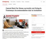 Salford University student rent petition