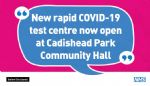 Cadishead rapid test centre