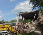 Salford City FC main stand demolition