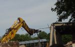Salford City FC main stand demolition